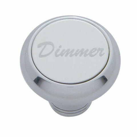 Deluxe Dimmer Dash Knob Stainless Steel Plaque For 1/4" Shaft Hex Screw UP#23490