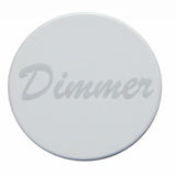 Deluxe Dimmer Dash Knob Stainless Steel Plaque For 1/4" Shaft Hex Screw UP#23490