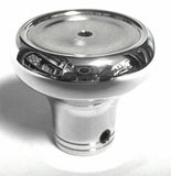 Deluxe Dimmer Dash Knob Stainless Steel Plaque For 1/4" Shaft Hex Screw UP#23490