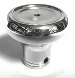 Deluxe Dimmer Dash Knob Stainless Steel Plaque For 1/4" Shaft Hex Screw UP#23490
