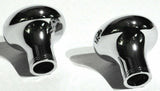 Tractor Trailer Knob Set Air Brakes Screw on Blue Jewel Chrome UP21511-23517