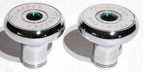 Air Brake Knobs Tractor Trailer for Screw-On Shaft Green Jewel UP23513-23519