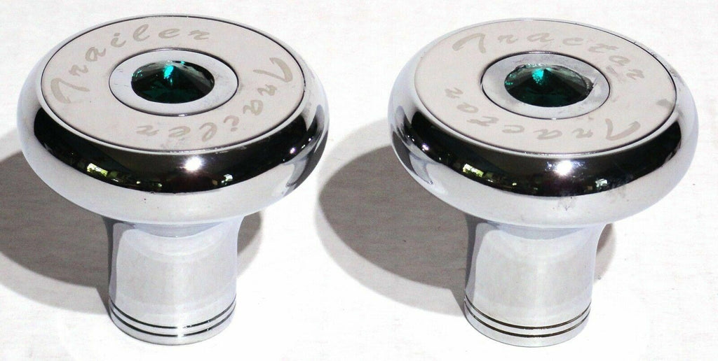 Air Brake Knobs Tractor Trailer for Screw-On Shaft Green Jewel UP23513-23519