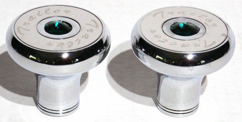 Air Brake Knobs Tractor Trailer for Screw-On Shaft Green Jewel UP23513-23519