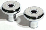 Tractor Trailer Knob Set Air Brakes Screw on Purple Jewel Chrome UP#23514, 23520