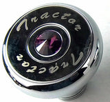Tractor Trailer Knob Set Air Brakes Screw on Purple Jewel Chrome UP#23514, 23520