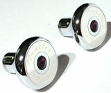 Tractor Trailer Knob Set Air Brakes Screw on Purple Jewel Chrome UP#23514, 23520