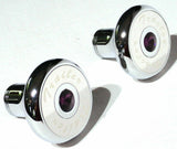 Tractor Trailer Knob Set Air Brakes Screw on Purple Jewel Chrome UP#23514, 23520