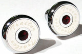 Tractor Trailer Knob Set Air Brakes Screw on Red Jewel Chrome UP#23515-23521