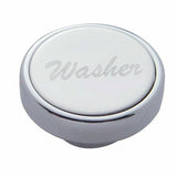 UP Dash Control Knob Washer 1" Stainless Steel Sticker Etched Chrome Knob #23533