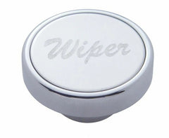 Wiper Control Dash Knob Stainless Steel 1” Sticker for 1/4 Shaft Chrome UP#23534