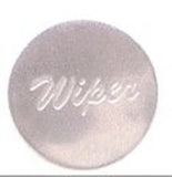 Wiper Control Dash Knob Stainless Steel 1” Sticker for 1/4 Shaft Chrome UP#23534