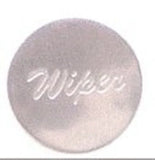 Wiper Control Dash Knob Stainless Steel 1” Sticker for 1/4 Shaft Chrome UP#23534