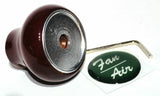 UP Dash Control Knob Fan Air 1" Green Glossy Sticker Wood Knob #23538 Each