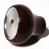 Dash Control Knob Panel Lights 1" Black Glossy Sticker Wood Knob UP#23542 Each