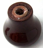 UP Dash Control Knob Wiper Washer 1" Blue Glossy Sticker Wood Knob #23561 Each
