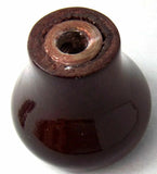 UP Dash Control Knob Wiper Washer 1" Blue Glossy Sticker Wood Knob #23561 Each