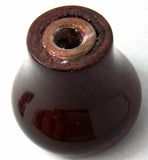 UP Dash Control Knob Wiper Washer 1" Silver Glossy Sticker Wood Knob #23565 Each