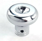 Dash Control Deluxe Chrome Aluminum Knob Indented Top-No Jewel UP#23581 Each