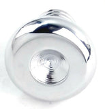 Dash Control Deluxe Chrome Aluminum Knob Indented Top-No Jewel UP#23581 Each