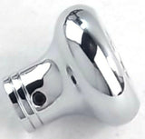 Dash Control Deluxe Chrome Aluminum Knob Indented Top-No Jewel UP#23581 Each