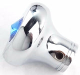 Universal Dash Deluxe Knob for 1/4” Shaft Blue Jewel Chrome Set Screw UP#23583