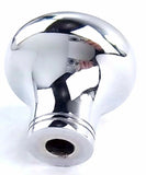 Universal Dash Deluxe Knob for 1/4” Shaft Blue Jewel Chrome Set Screw UP#23583