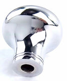 Universal Dash Deluxe Knob for 1/4” Shaft Blue Jewel Chrome Set Screw UP#23583