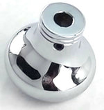 Universal Dash Deluxe Knob for 1/4” Shaft Purple Jewel Chrome Set Screw UP#23586