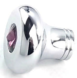 Universal Dash Deluxe Knob for 1/4” Shaft Purple Jewel Chrome Set Screw UP#23586