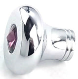 Universal Dash Deluxe Knob for 1/4” Shaft Purple Jewel Chrome Set Screw UP#23586