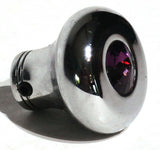 Universal Dash Deluxe Knob for 1/4” Shaft Purple Jewel Chrome Set Screw UP#23586
