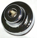 UP Washer Control Knob Chrome Aluminum w/ Blue Maltese Cross Sticker #23619