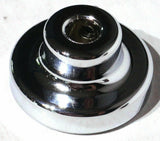 UP Washer Control Knob Chrome Aluminum w/ Blue Maltese Cross Sticker #23619