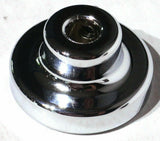 UP Washer Control Knob Chrome Aluminum w/ Blue Maltese Cross Sticker #23619