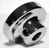 UP Washer Control Knob Chrome Aluminum w/ Green Maltese Cross Sticker #23620