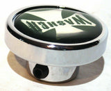 UP Washer Control Knob Chrome Aluminum w/ Green Maltese Cross Sticker #23620