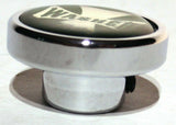 UP Washer Control Knob Chrome Aluminum w/ Green Maltese Cross Sticker #23620