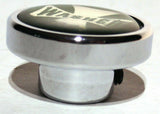 UP Washer Control Knob Chrome Aluminum w/ Green Maltese Cross Sticker #23620