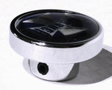 UP Washer Control Knob Chrome Aluminum w/ Purple Maltese Cross Sticker #23621