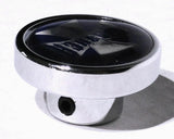 UP Washer Control Knob Chrome Aluminum w/ Purple Maltese Cross Sticker #23621