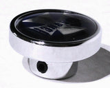 UP Washer Control Knob Chrome Aluminum w/ Purple Maltese Cross Sticker #23621