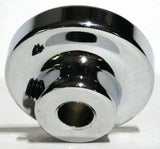 UP Washer Control Knob Chrome Aluminum w/ Silver Maltese Cross Sticker #23623