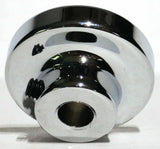 UP Washer Control Knob Chrome Aluminum w/ Silver Maltese Cross Sticker #23623