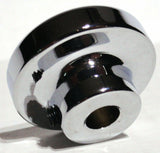 UP Wiper Control Knob Chrome Aluminum w/ Blue Maltese Cross Sticker #23625