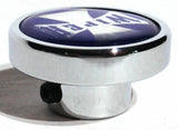 UP Wiper Control Knob Chrome Aluminum w/ Blue Maltese Cross Sticker #23625