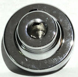 Wiper Control Knob Chrome Aluminum w/ Green Maltese Cross Sticker UP#23626