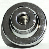 Wiper Control Knob Chrome Aluminum w/ Green Maltese Cross Sticker UP#23626