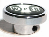 Wiper Control Knob Chrome Aluminum w/ Green Maltese Cross Sticker UP#23626