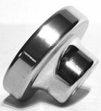 Wiper Control Knob Chrome Aluminum w/ Green Maltese Cross Sticker UP#23626